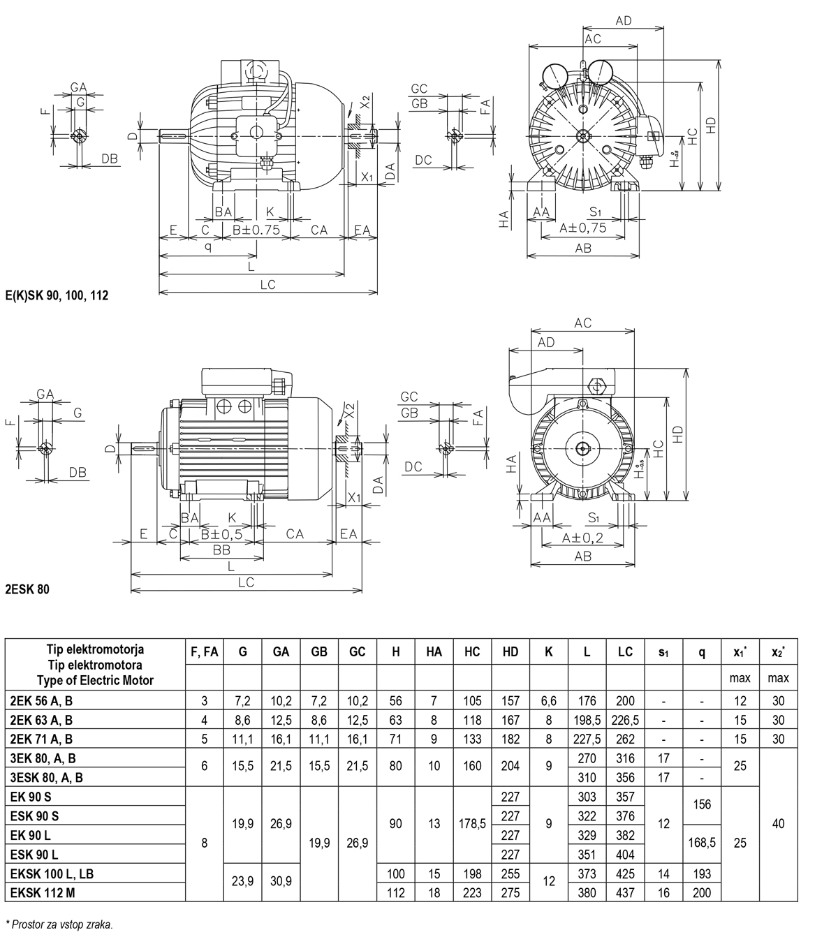 Single-phase asynchronous electric motors with short-circuit cage of ...